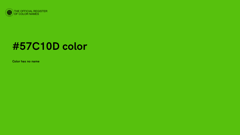 #57C10D color image