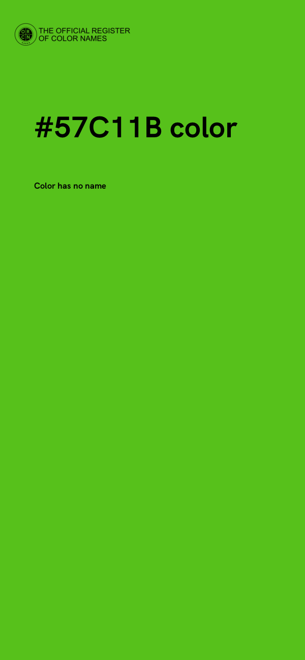 #57C11B color image
