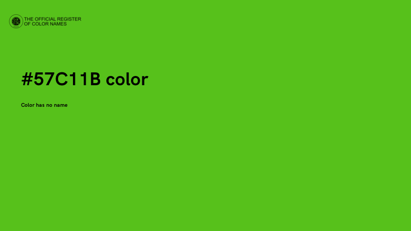 #57C11B color image