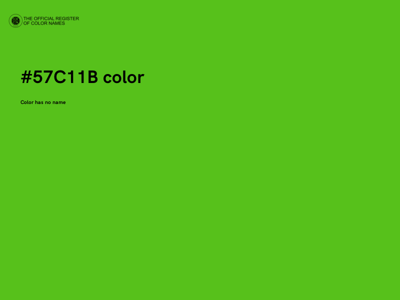 #57C11B color image