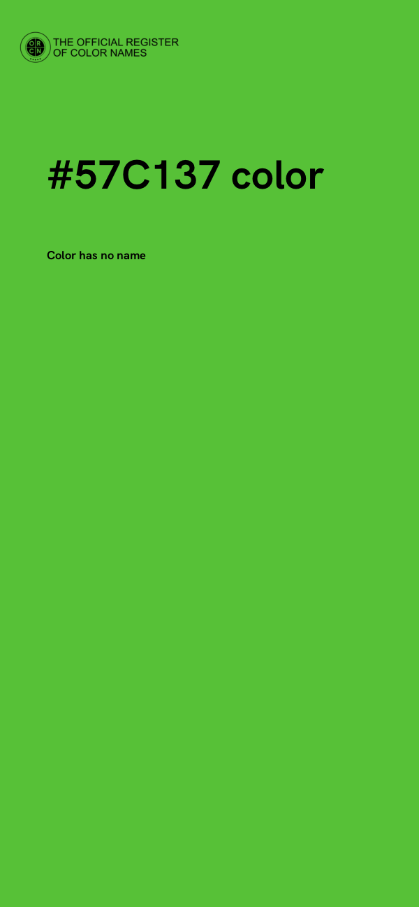 #57C137 color image