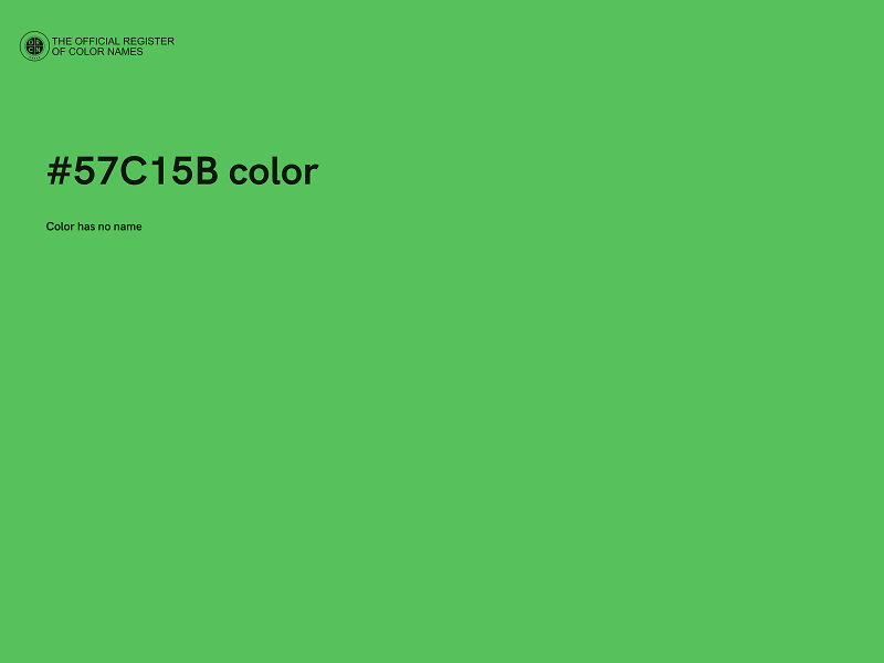 #57C15B color image