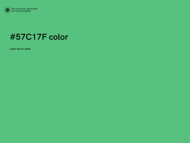 #57C17F color image