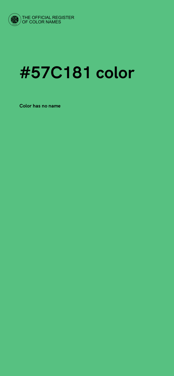 #57C181 color image