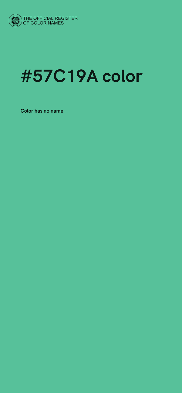 #57C19A color image
