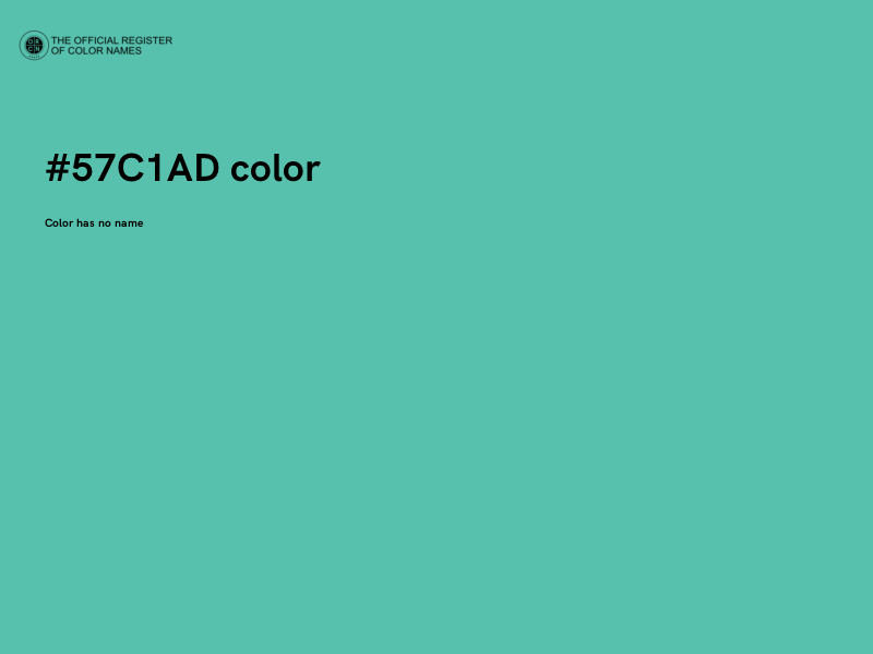 #57C1AD color image
