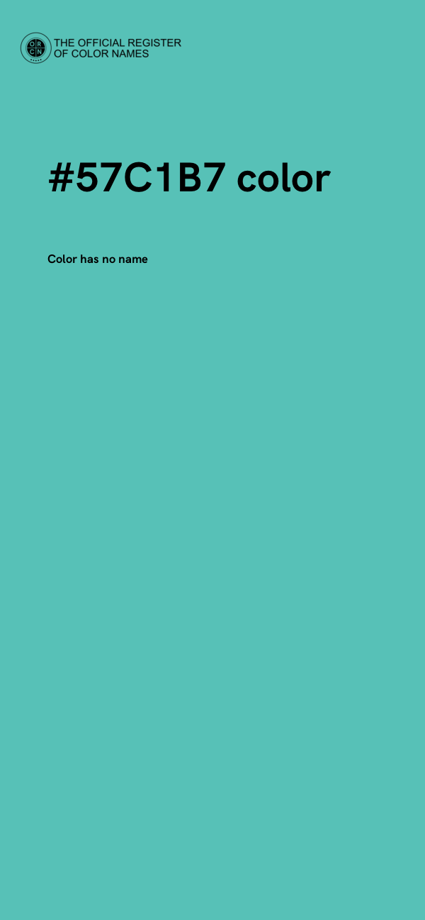 #57C1B7 color image
