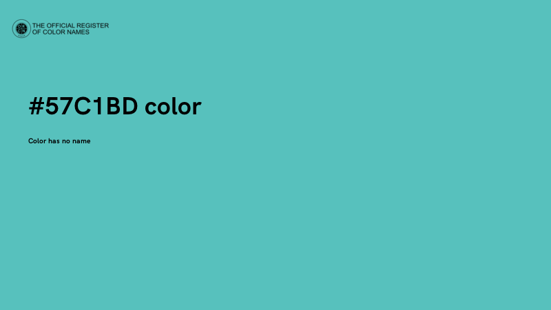 #57C1BD color image