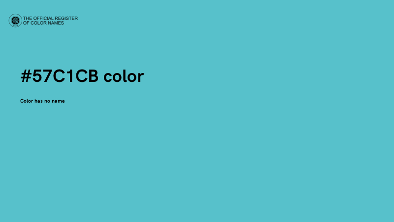 #57C1CB color image