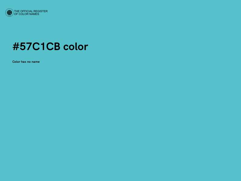 #57C1CB color image
