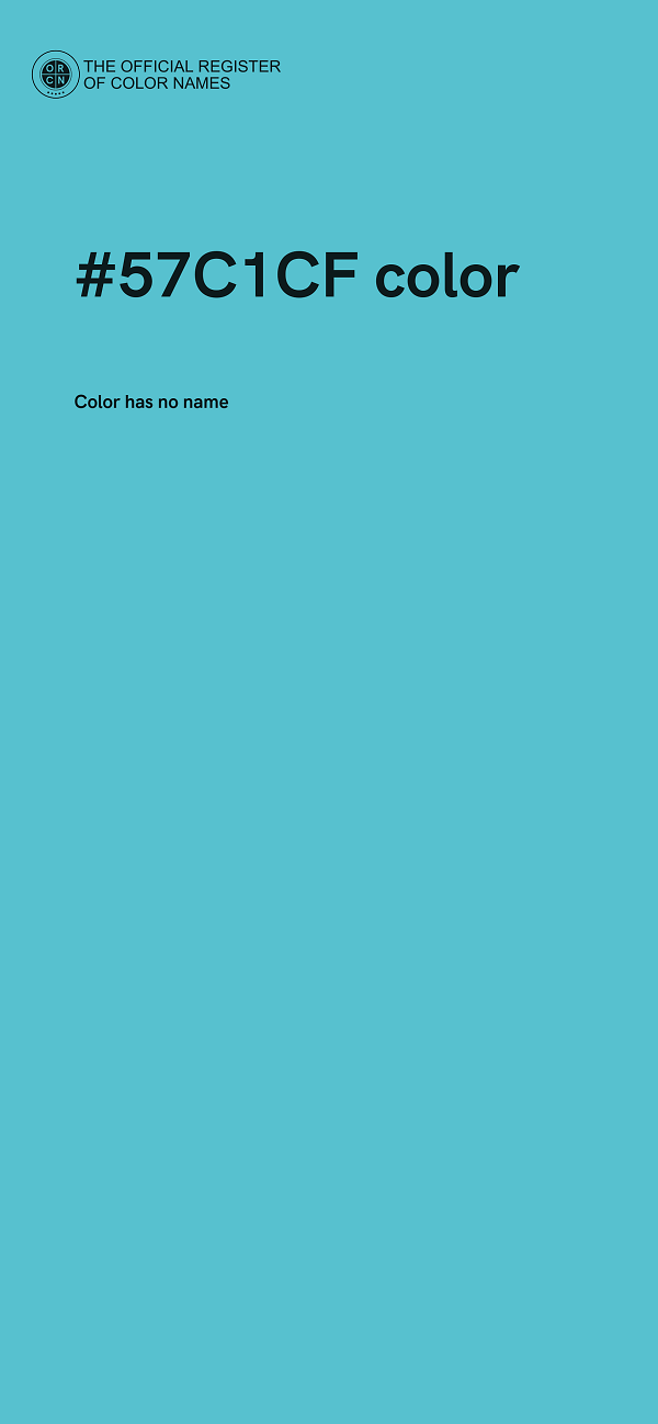 #57C1CF color image