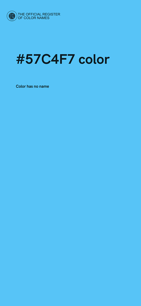 #57C4F7 color image
