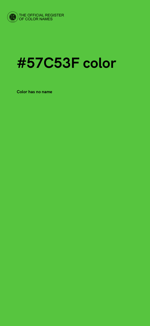 #57C53F color image