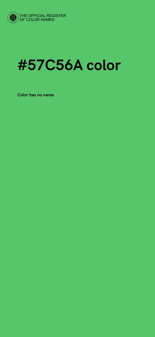 #57C56A color image