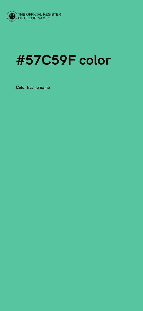 #57C59F color image