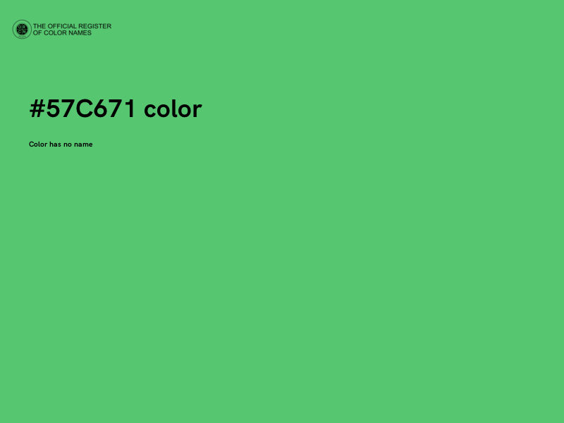 #57C671 color image