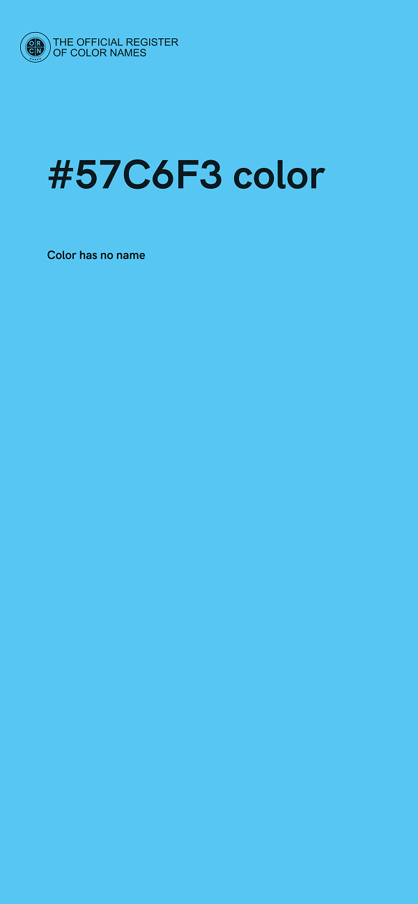 #57C6F3 color image