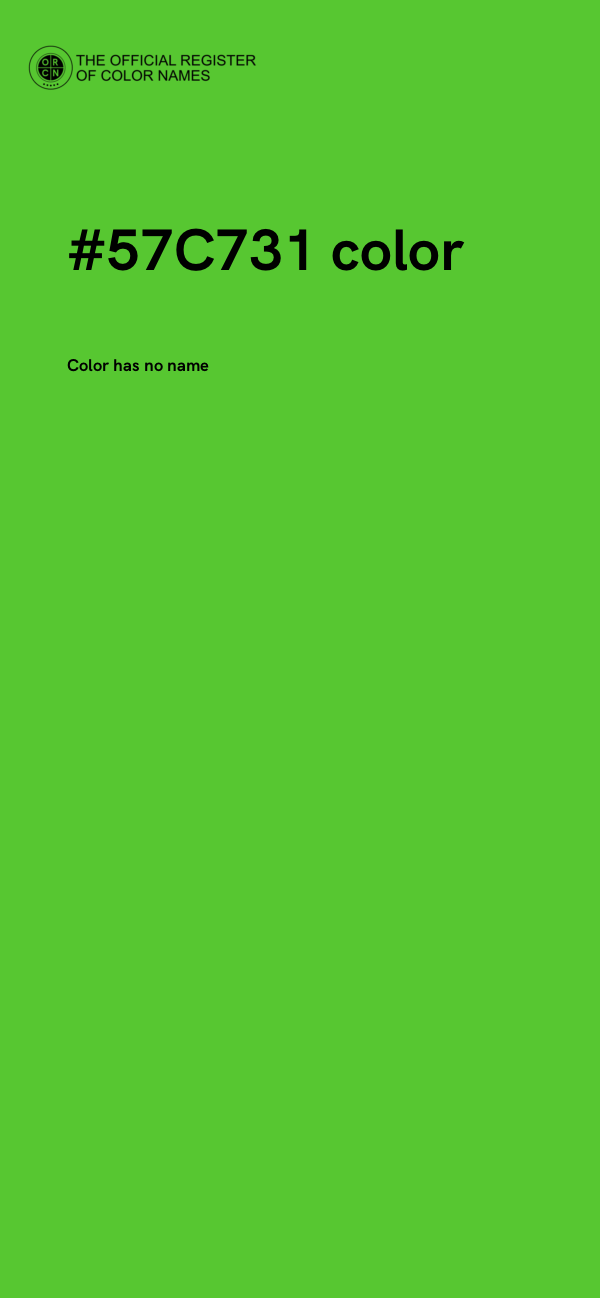 #57C731 color image