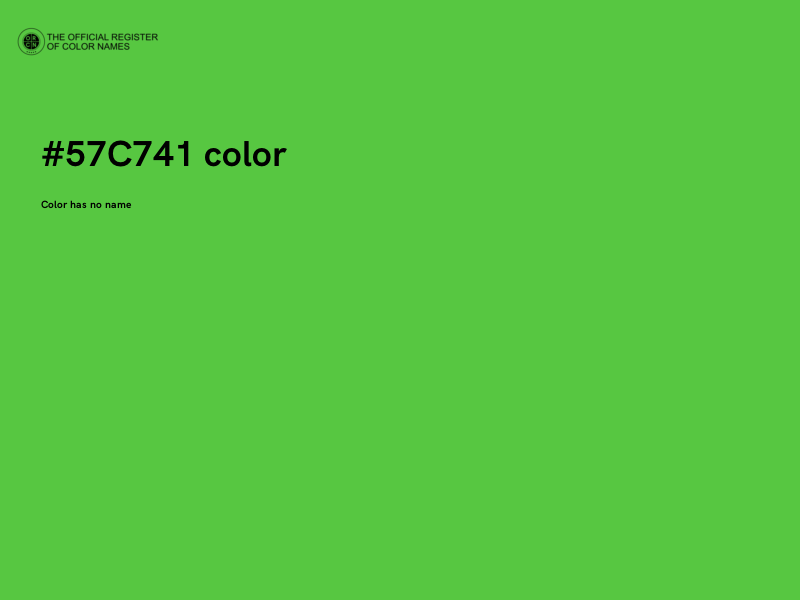 #57C741 color image