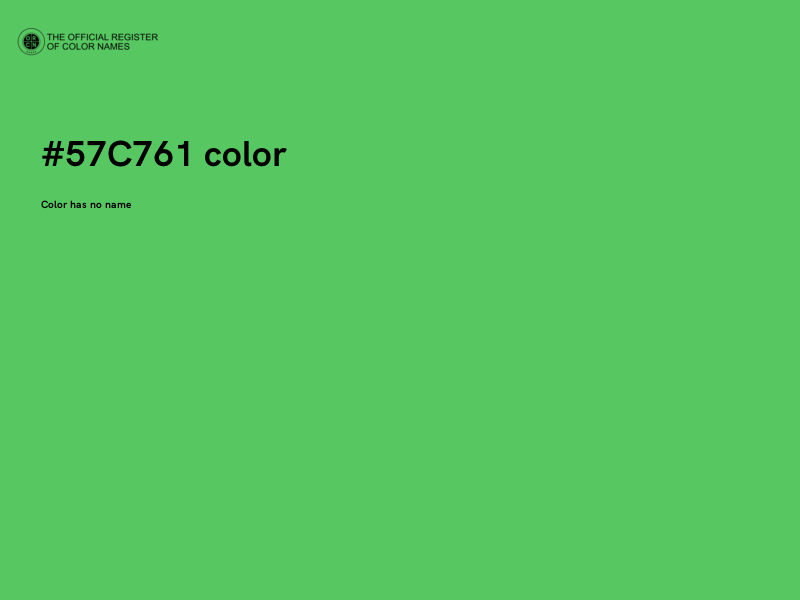 #57C761 color image