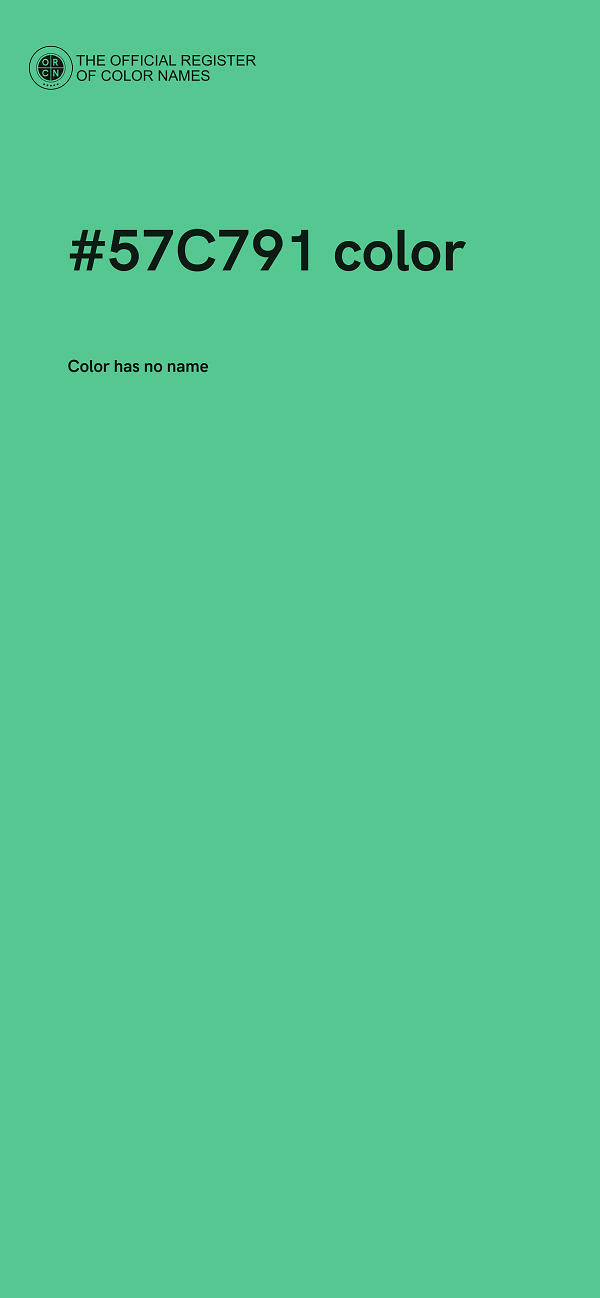 #57C791 color image