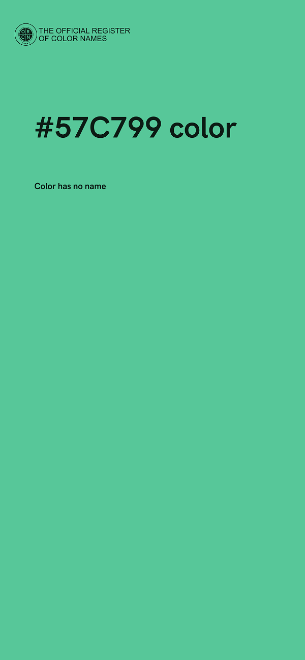 #57C799 color image