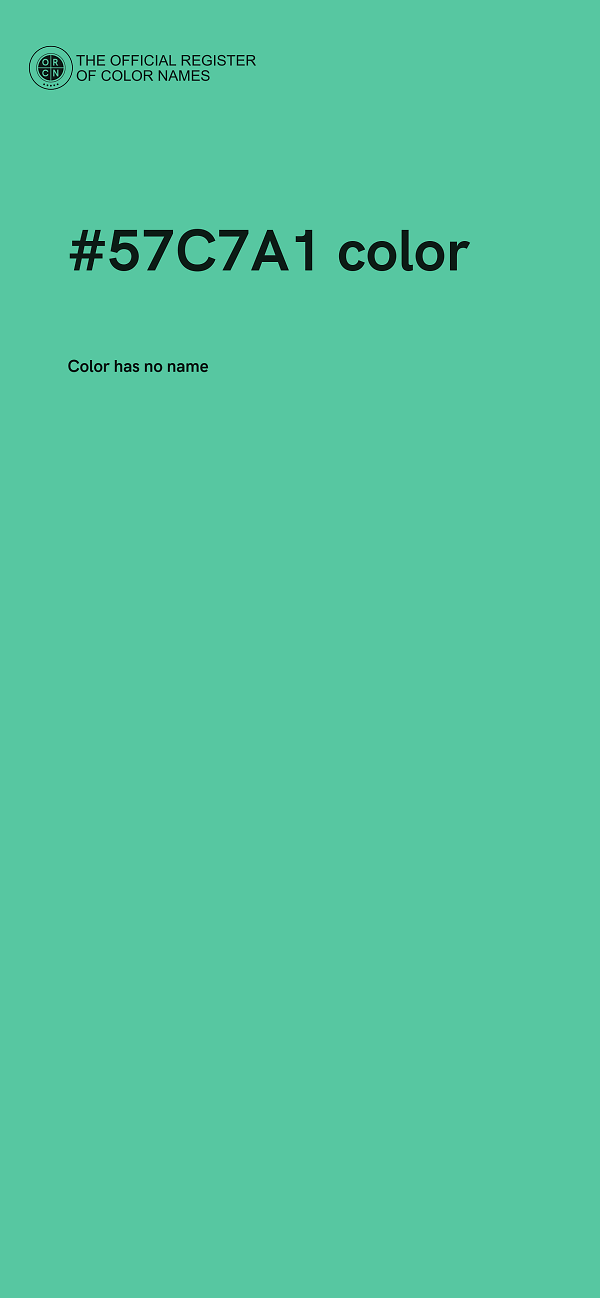 #57C7A1 color image