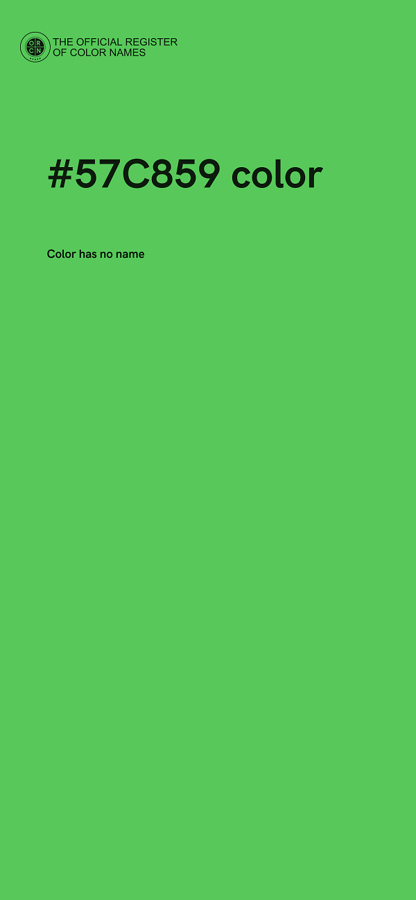 #57C859 color image