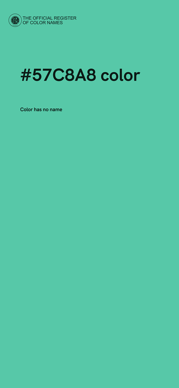 #57C8A8 color image