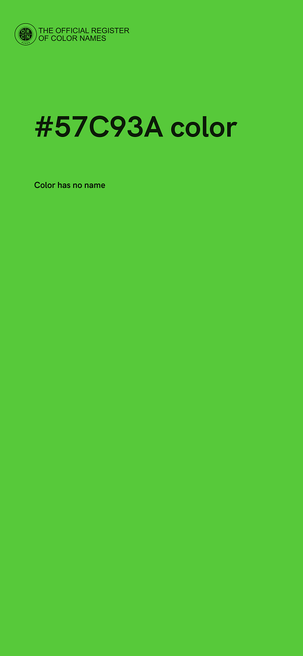 #57C93A color image
