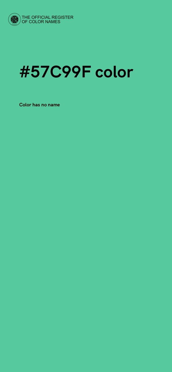 #57C99F color image