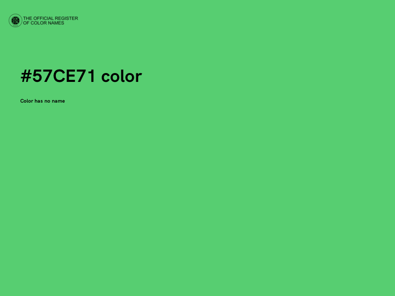 #57CE71 color image
