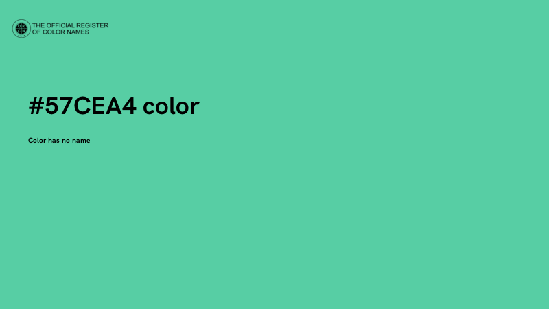 #57CEA4 color image