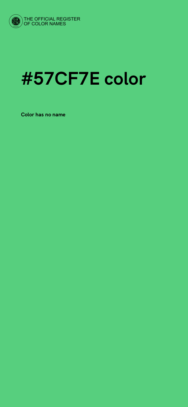 #57CF7E color image