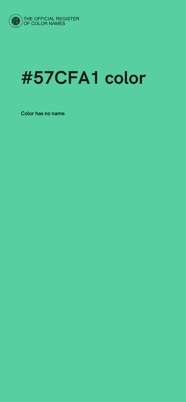 #57CFA1 color image