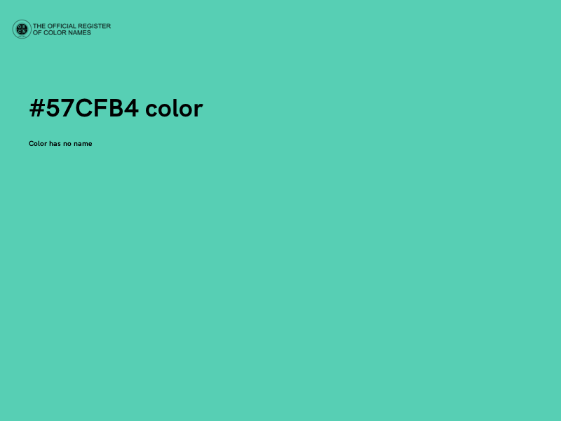 #57CFB4 color image