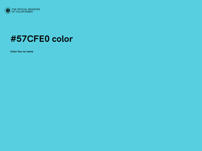 #57CFE0 color image