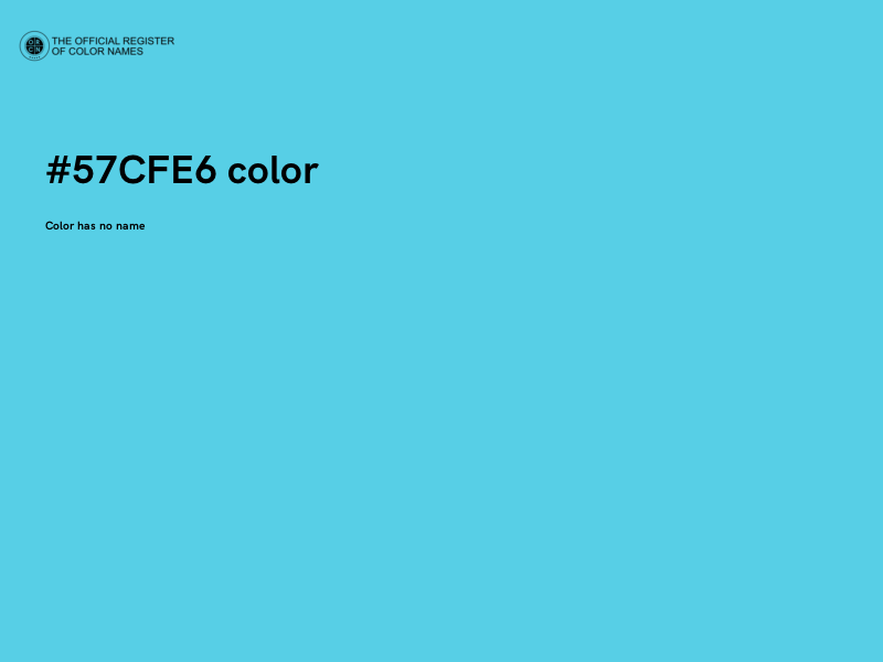 #57CFE6 color image