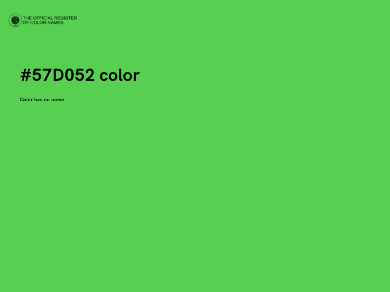 #57D052 color image