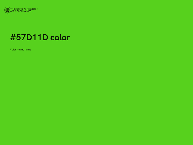 #57D11D color image