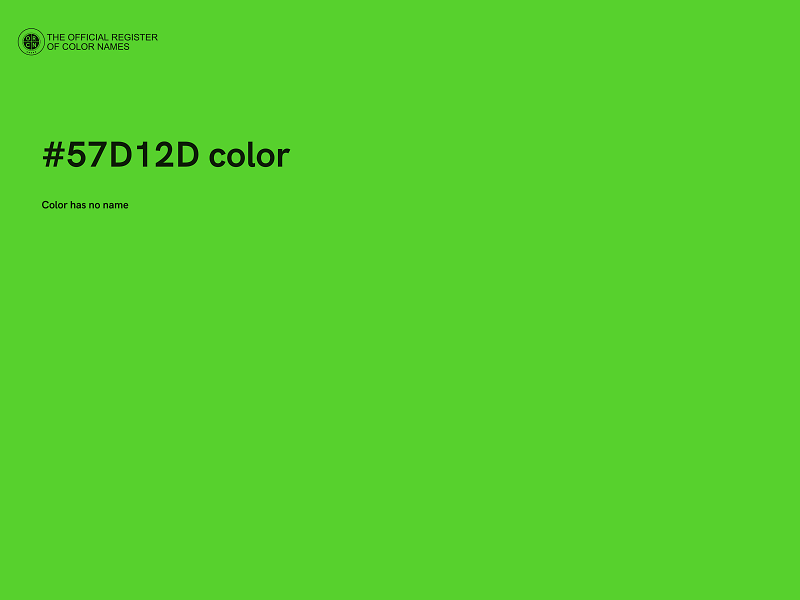 #57D12D color image