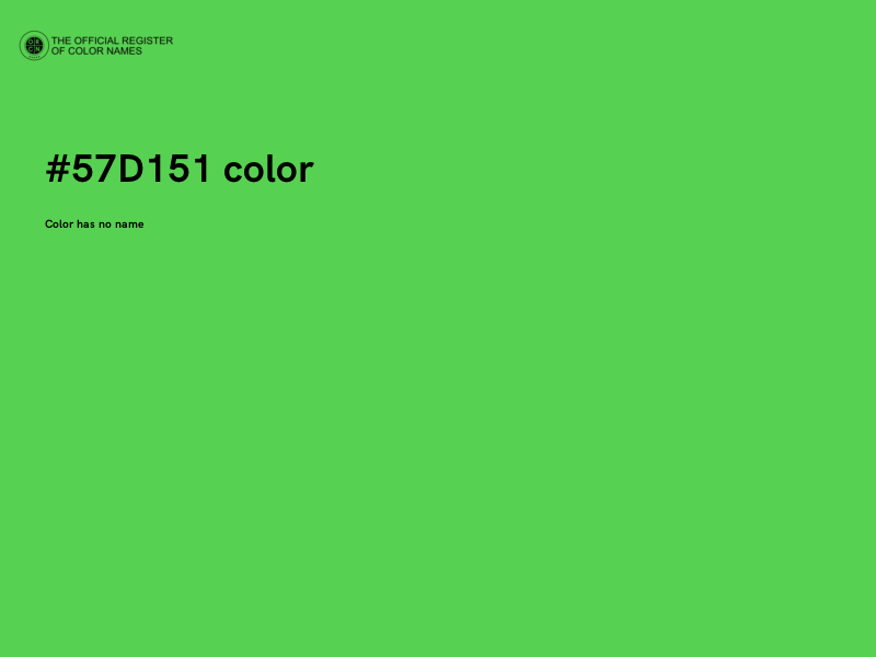 #57D151 color image