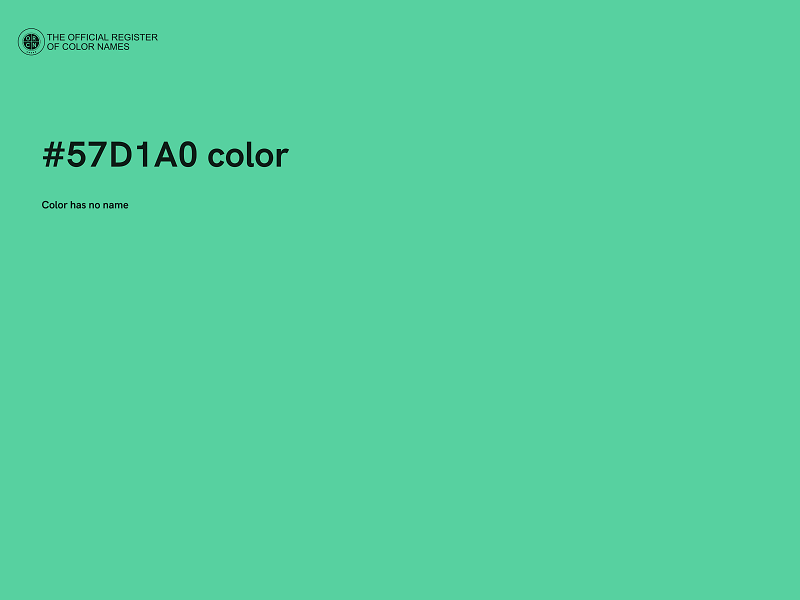 #57D1A0 color image