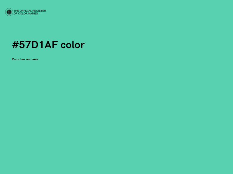 #57D1AF color image