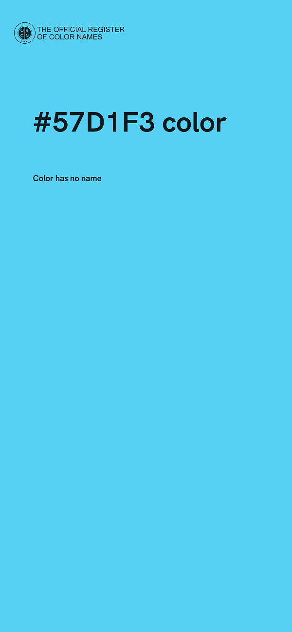 #57D1F3 color image