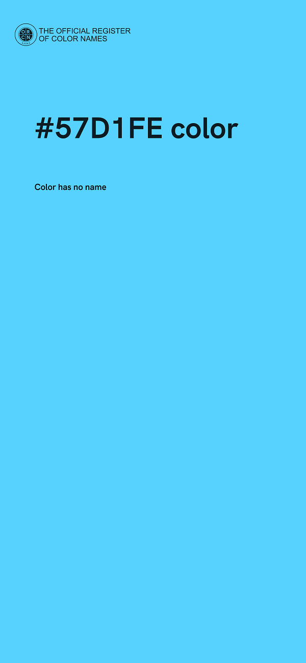 #57D1FE color image