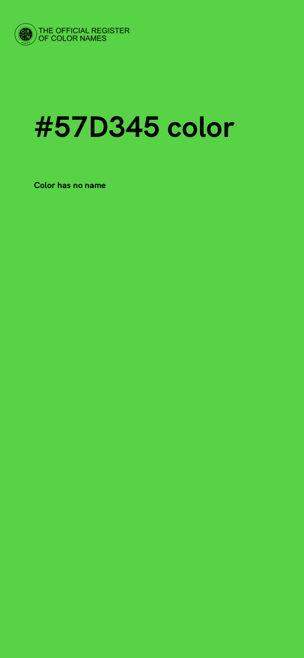 #57D345 color image