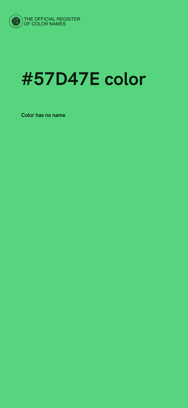 #57D47E color image