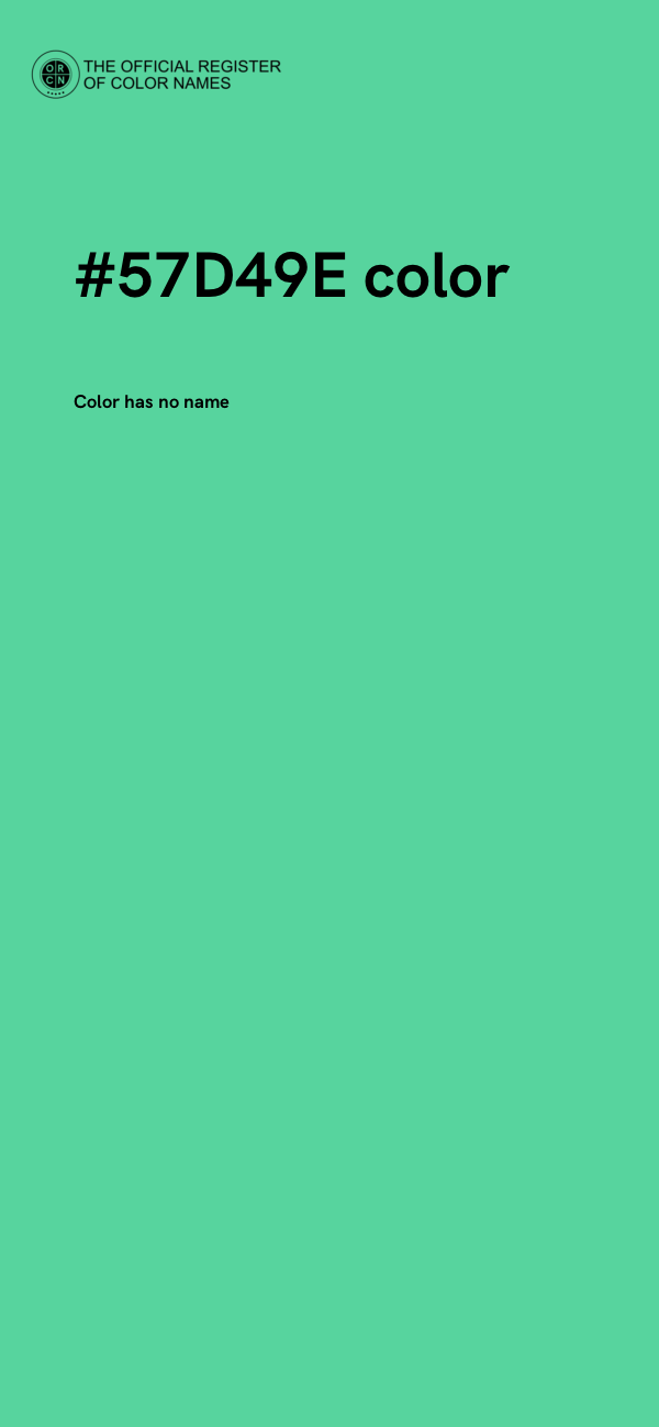 #57D49E color image