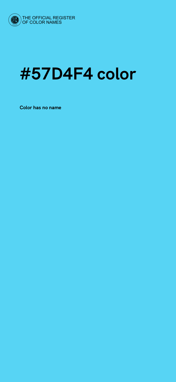 #57D4F4 color image